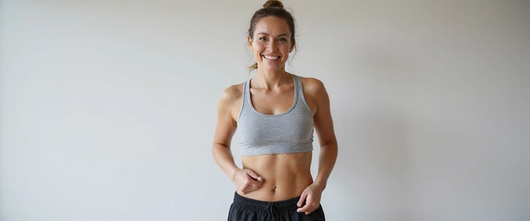 Frau mit Gewichtsverlust